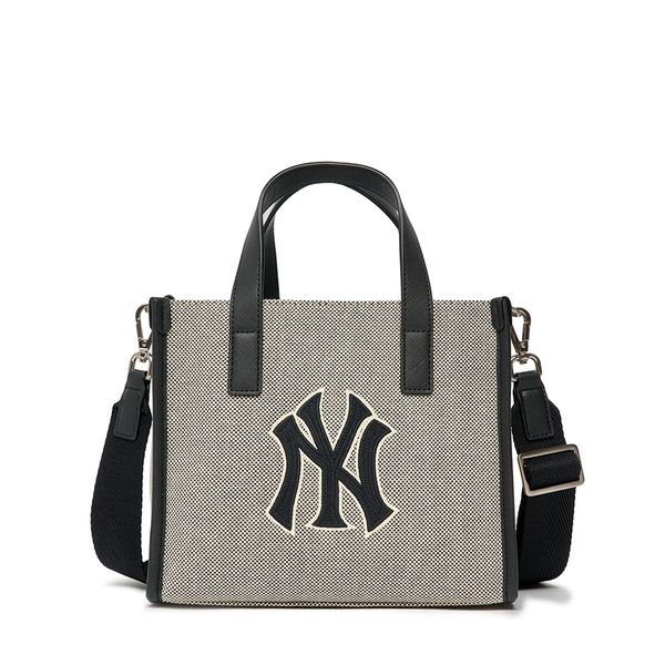 MLB Việt Nam  Túi MLB Solid Hobo Bag New York Yankees Black 3ABQS051N   BIR  MLB Việt Nam