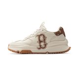 Giày MLB Korea Chunky Runner Classic Monogram Boston Red Sox Brown