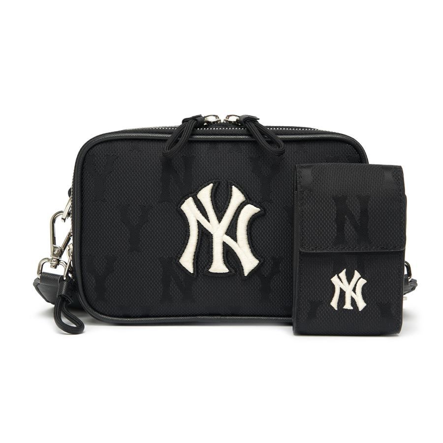 Túi MLB Mini Monogram Nylon Jacquard New York Yankees Black  BIR  MLB  Việt Nam