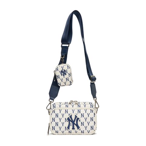 MLB Việt Nam | Túi MLB Monogram Mini Crossbag New York Yankees Cream 3ACRS012N-50CRS