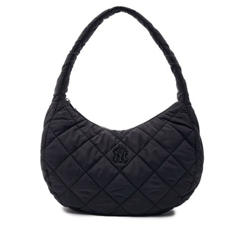 MLB Việt Nam | Túi MLB Quilted Hobo Bag Large New York Yankees Black 3ABQL0936-50BKS