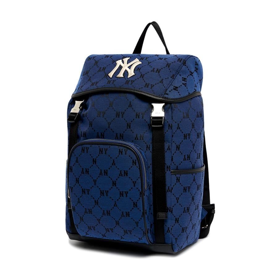 Balo MLB Monogram Nylon Jacquard Mini Backpack New York Yankees  3ABKS011N50BKS