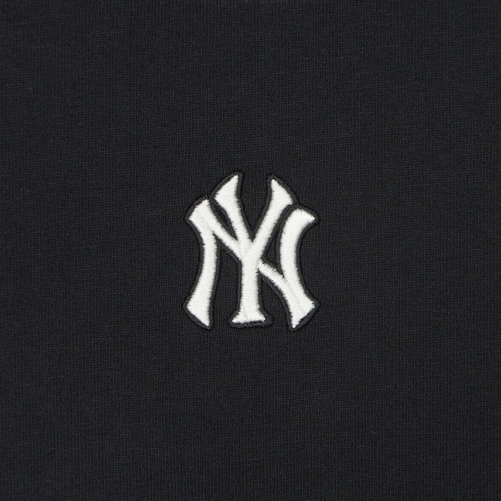Áo Croptop MLB Chính Hãng - Thiết Kế Basic Small Logo - Logo New York Yankees - Màu Đen