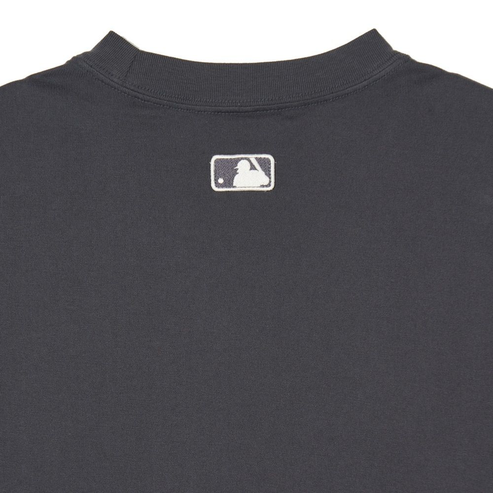 Áo Thun MLB Chính Hãng - Thiết Kế Basic Heavyweight Short Sleeve - Logo B - Màu Xám