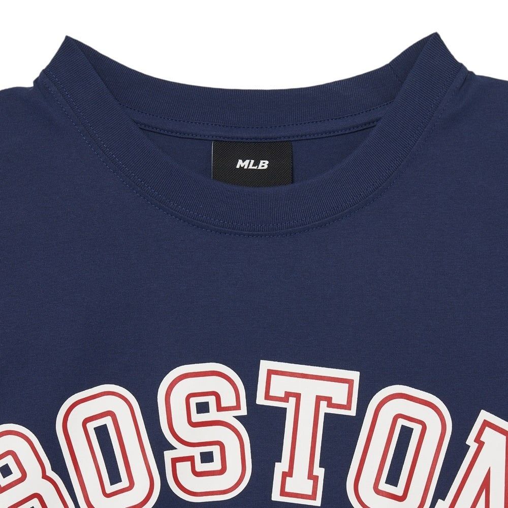 Áo Thun MLB Varsity Overfit Boston Red Sox Navy