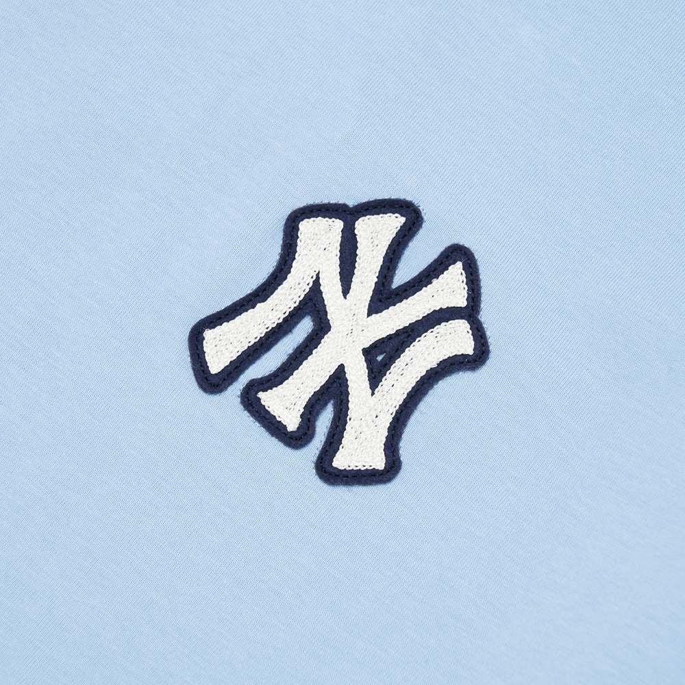 Áo Thun MLB Basic Monogram Back Logo New York Yankees L.Blue