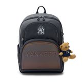 Balo MLB Chính Hãng - Họa Tiết Jack LED - Logo New York Yankees - Màu Xám