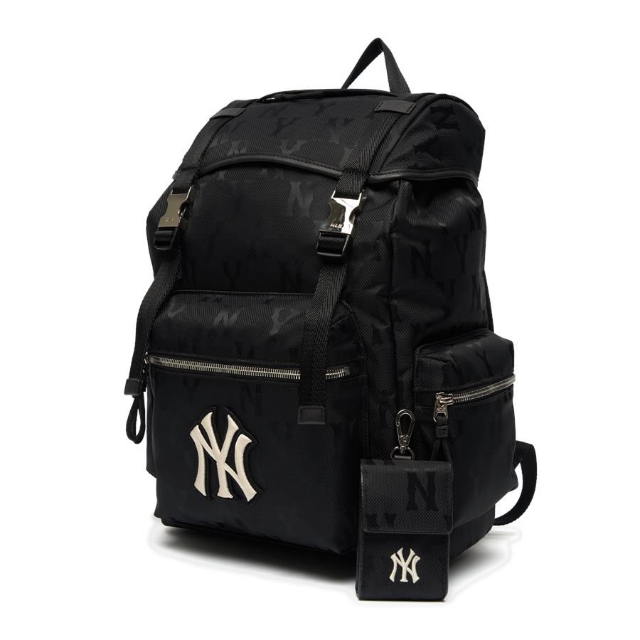 Balo MLB Monogram Nylon Jacquard New York Yankees Black
