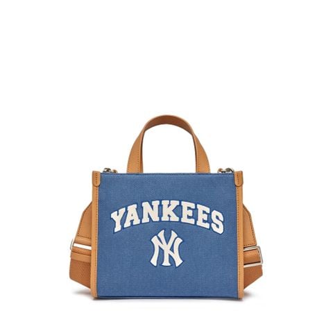 MLB Việt Nam | Túi MLB Varsity Basic Canvas Mini Tote Bag New York Yankees Indigo 3AORS083N-50INS
