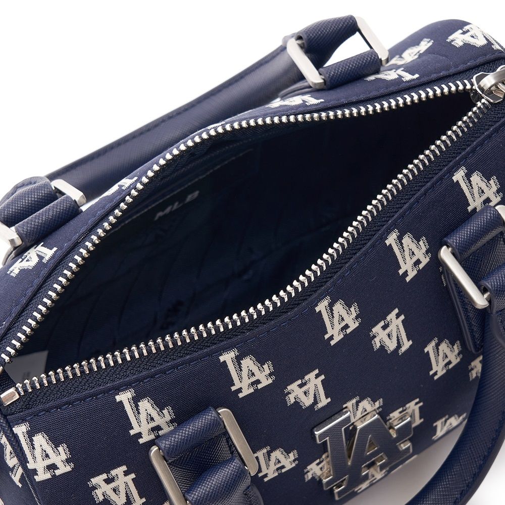 Túi MLB Chính Hãng - Họa Tiết Monogram - Thiết Kế Túi Đeo Chéo Thể Thao - Logo LA - Màu Navy