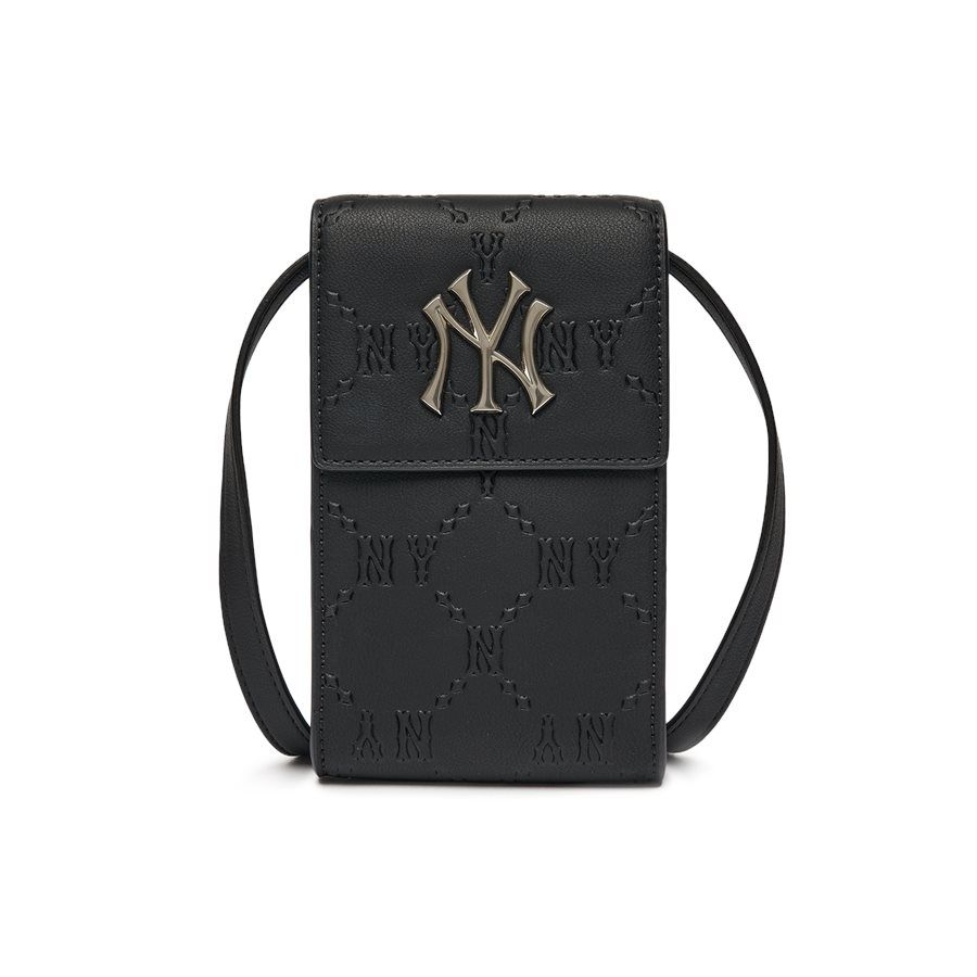 Túi Đeo Chéo Mini MLB Monogram Embo New York Yankees Black