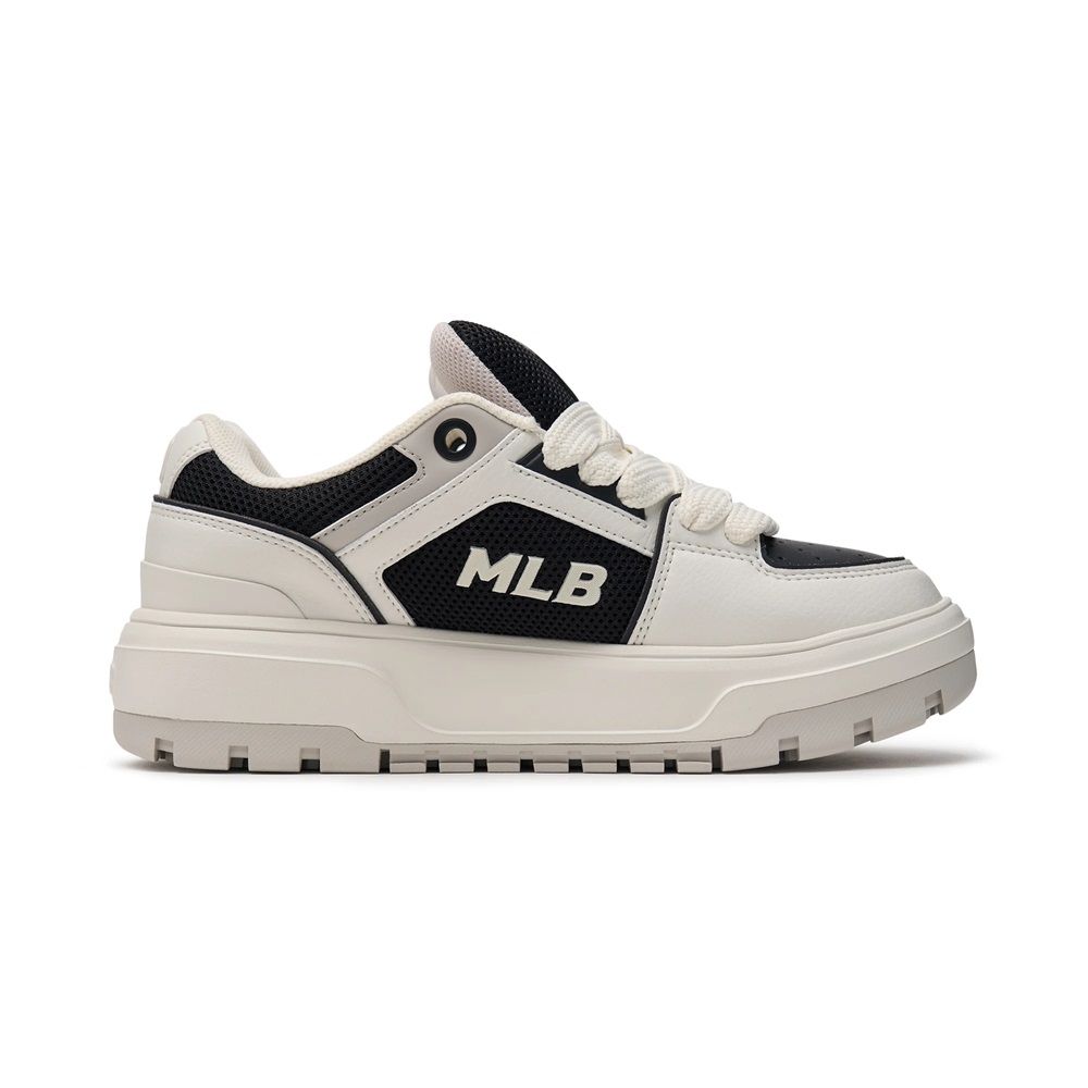 Giày MLB Chính Hãng - Dòng Chunky Liner Wide - Logo NY - Màu Đen