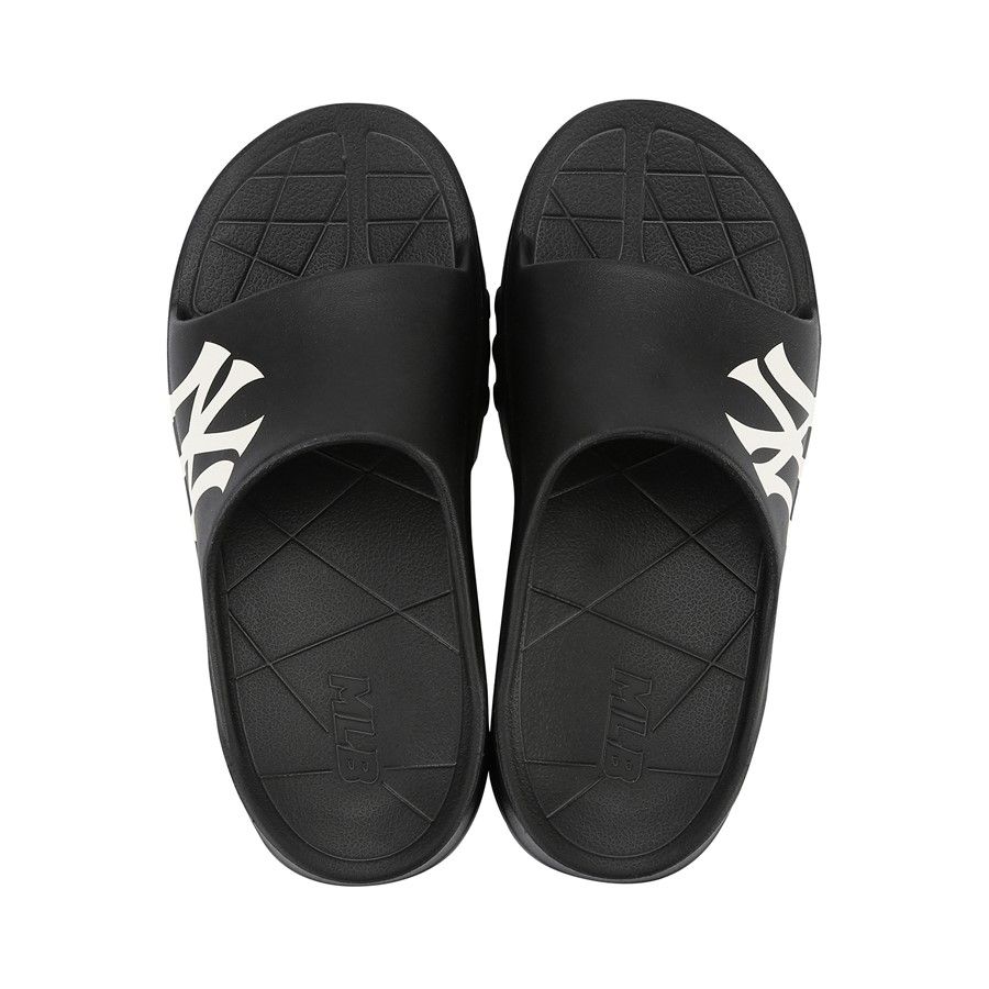 Dép MLB Chunky Slider New York Yankees Black