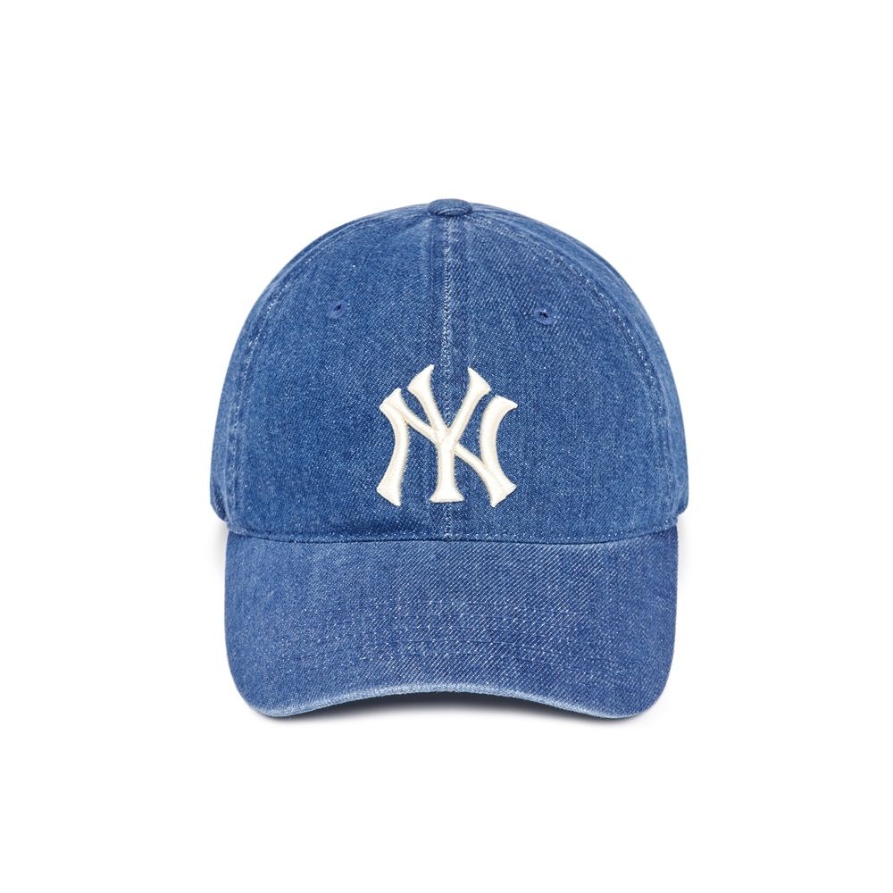 Nón MLB Denim Unstructured Ball Cap New York Yankees Indigo