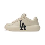 Giày MLB Chính Hãng - Dòng Chunky Classic - Logo LA Dodgers - Màu Kem