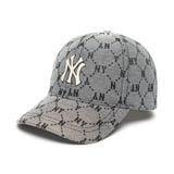 Nón Bóng Chày MLB Monogram Diamond Jacquard New York Yankees Grey