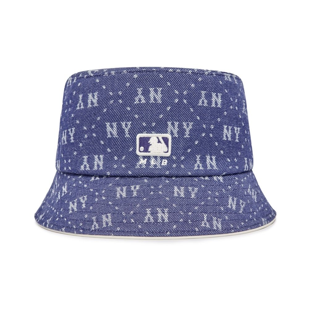 Nón MLB Denim Dia Monogram Bucket Hat New York Yankees D.Navy