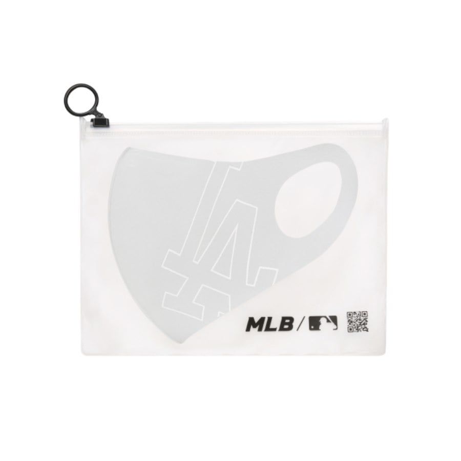 Khẩu Trang MLB Mega Logo LA Dodgers Melange Grey
