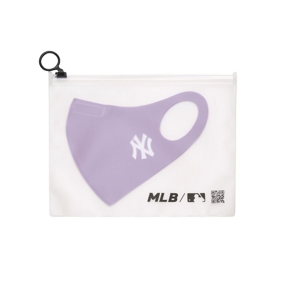 Khẩu Trang MLB Small Logo Color New York Yankees Violet