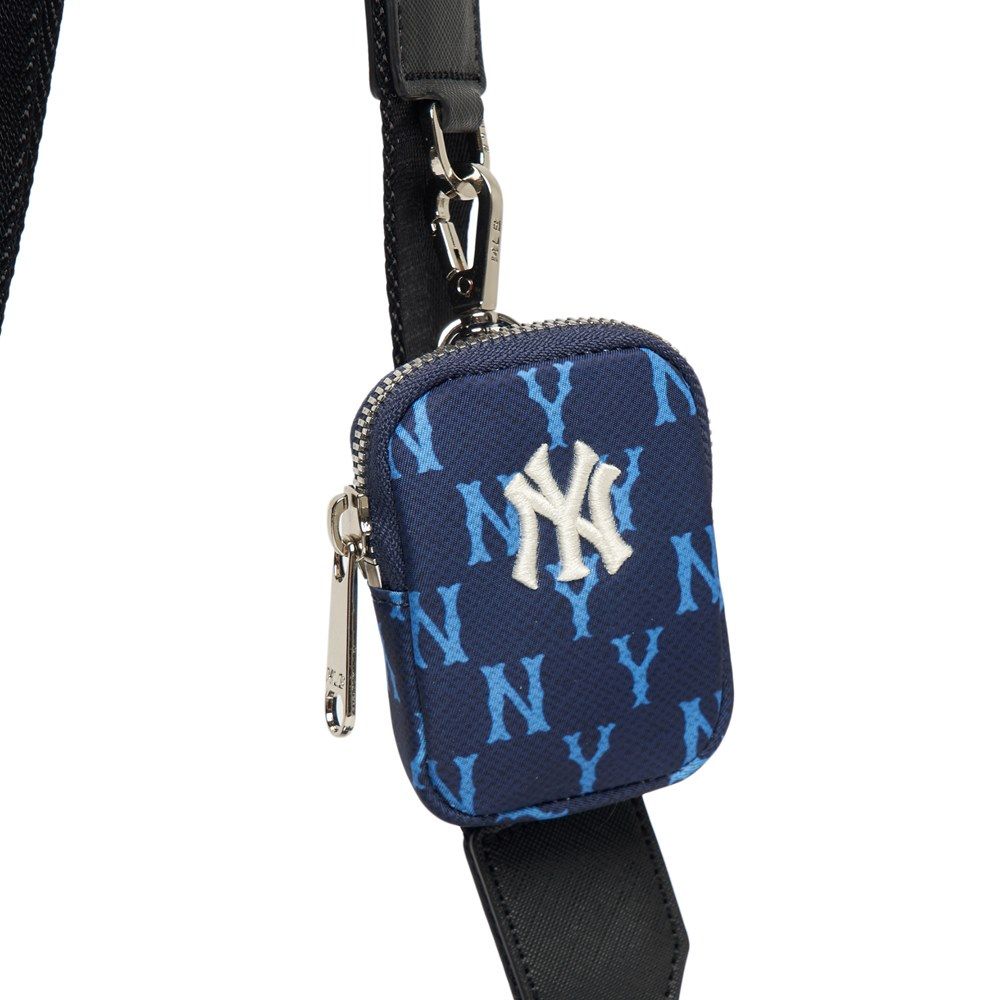 Túi MLB Chính Hãng - Họa Tiết Monogram - Thiết Kế Túi Đeo Chéo Tiện Lợi - Logo NY - Màu Navy