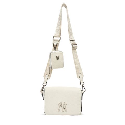 MLB Việt Nam | Túi MLB Mini Monogram Embo Crossbag New York Yankees Cream 3ACRS032N-50CRS