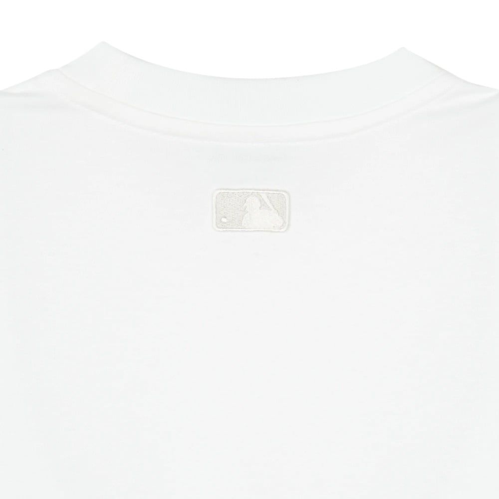 Áo Thun MLB Chính Hãng - Thiết Kế Basic Small Logo - Logo NY - Màu Trắng Ngà