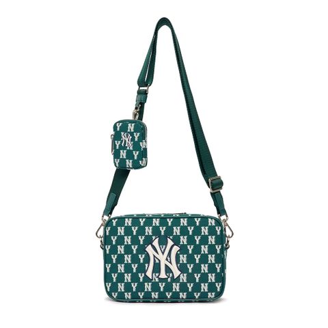 MLB Việt Nam | Túi MLB Classic Monogram Jacquard Cross Bag New York Yankees D.Green 3ACRM012N-50GND