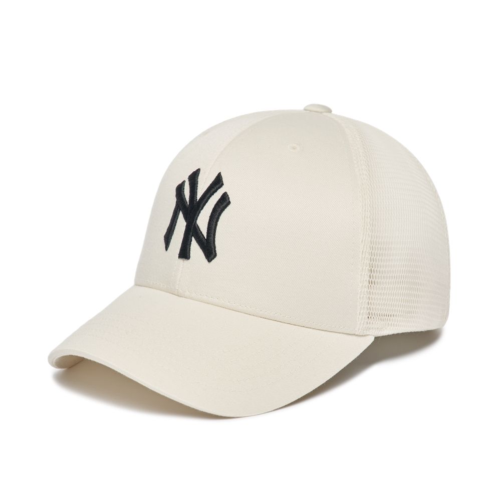 Mũ MLB Basic Mesh Cap New York Yankees Cream