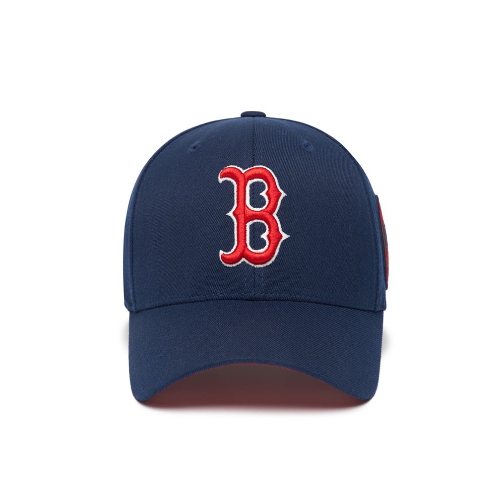 Mũ MLB Monogram Structure Ball Cap Boston Red Sox  HN Group