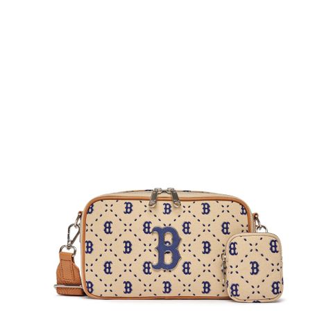 MLB Việt Nam | Túi MLB Diamond Monogram Jacquard Crossbody Bag Boston Red Sox L.Sand 3ACRM013N-43SAL