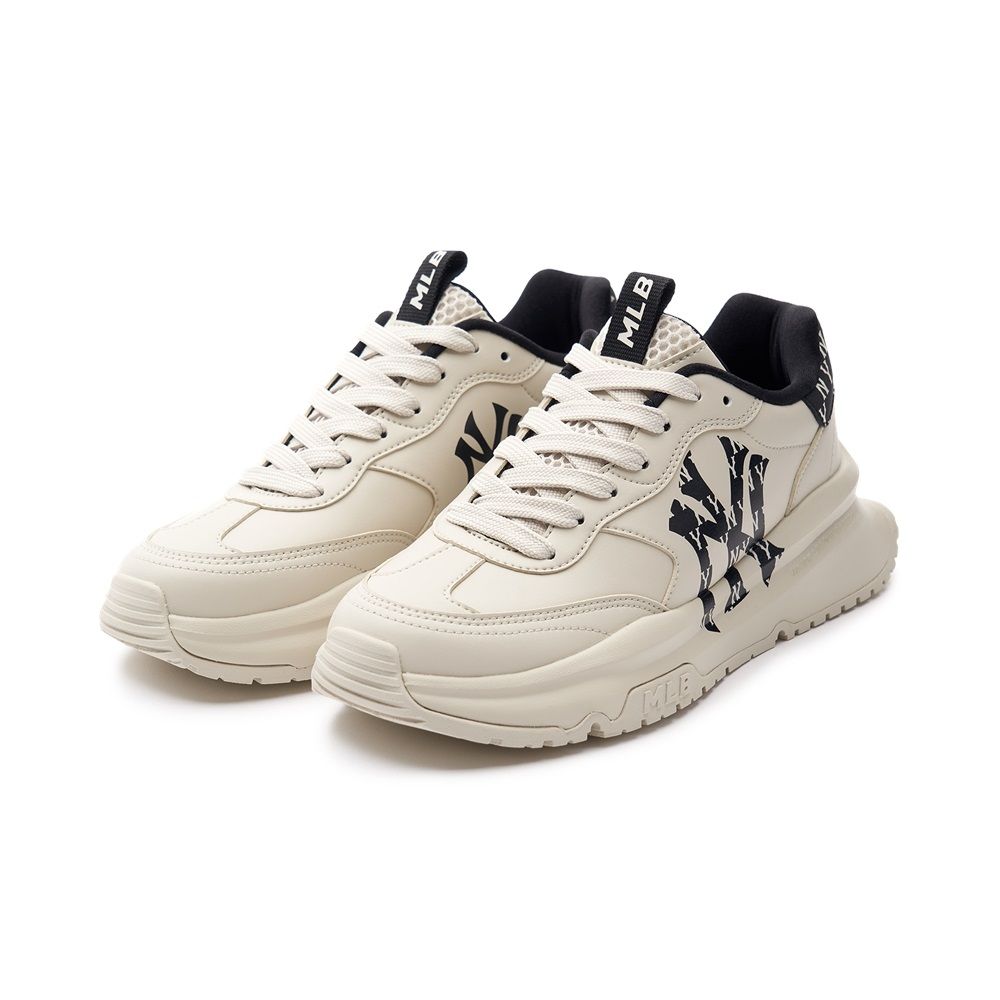 Giày MLB Korea Chunky Runner Classic Monogram New York Yankees Black