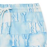 Quần Shorts MLB Water Monogram New York Yankees Aqua Blue