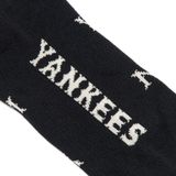 Tất MLB Cổ Cao Monogram Diamond New York Yankees Black