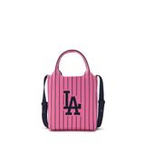 Túi MLB Chính Hãng - Họa Tiết Big Logo Knit - Thiết Kế Túi Đeo Chéo - Logo LA - Màu Hồng