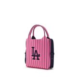 Túi MLB Chính Hãng - Họa Tiết Big Logo Knit - Thiết Kế Túi Đeo Chéo - Logo LA - Màu Hồng