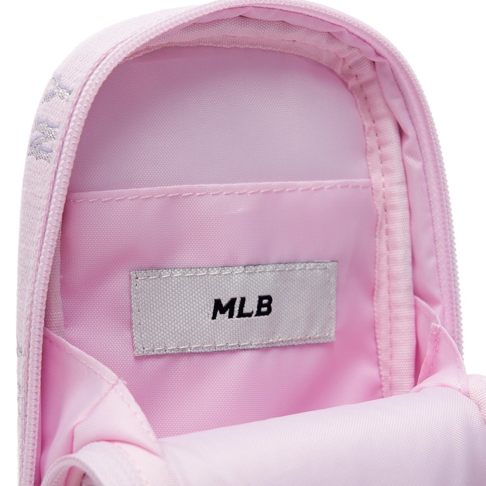 Túi MLB Chính Hãng - Họa Tiết Diamond Monogram - Thiết Kế Túi Điện Thoại - Logo NY - Màu Hồng