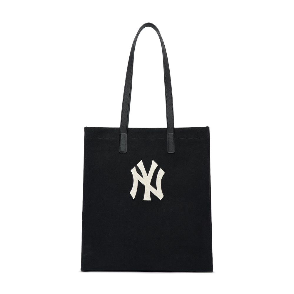 Túi MLB Chính Hãng - Thiết Kế Túi Kẹp Nách Đứng - Logo NY - Màu Đen