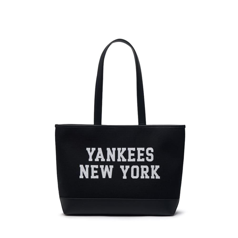 Túi MLB Chính Hãng - Thiết Kế Túi Kẹp Nách Shopping - Logo NY - Màu Đen