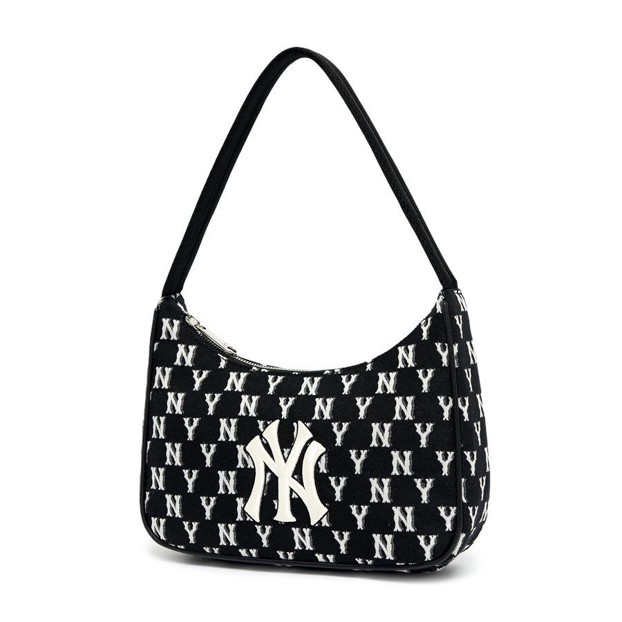 Túi Xách MLB Monogram Jacquard New York Yankees Black