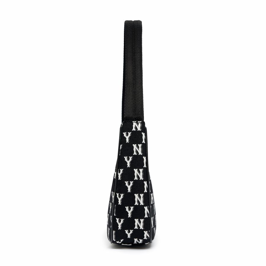 Túi Xách MLB Monogram Jacquard New York Yankees Black