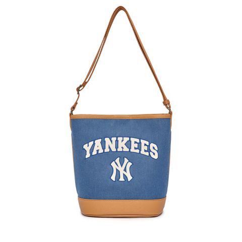MLB Việt Nam | Túi MLB Varsity Basic Canvas Bucket Bag New York Yankees Indigo 3ABMS093N-50INS