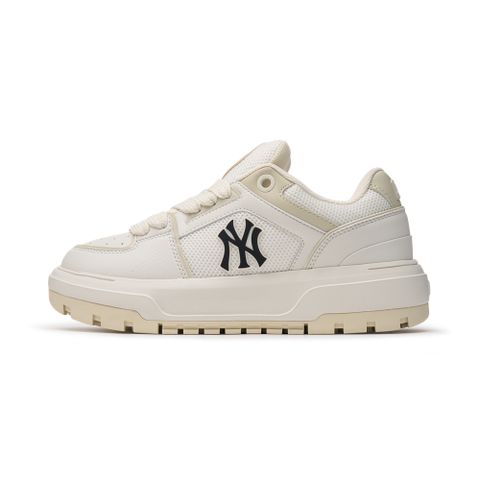 Giày MLB Korea Chunky Liner Wide New York Yankees Cream 3ASXCLW4N-50CRS