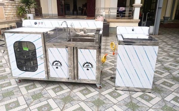  Máy giặt giầy, giặt mũ bảo hiểm máy vắt loại tách rời! 