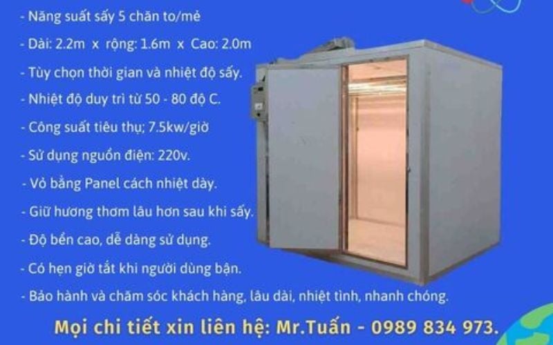  Phòng sấy công nghiệp 