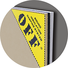 Tấm vật liệu tiêu âm, giảm chấn, chống cháy ốp tường