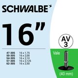  RUỘT XE ĐẠP 16” AV3 (40mm) 