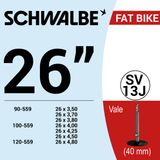  RUỘT XE ĐẠP 26” SV13J (40mm) 