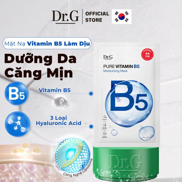  Mặt nạ giấy Dr.G Pure Vitamin B5 Moisturizing Mask 23g 