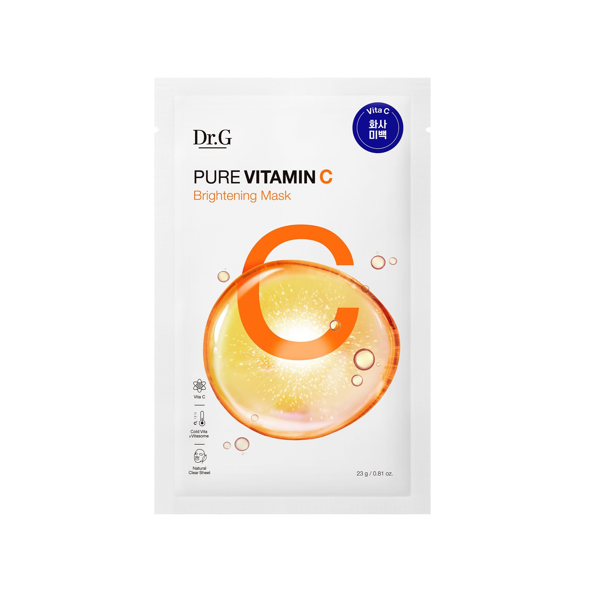  Mặt nạ giấy Dr.G Pure Vitamin C Brightening Mask 23g 