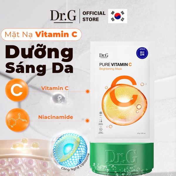  Mặt nạ giấy Dr.G Pure Vitamin C Brightening Mask 23g 